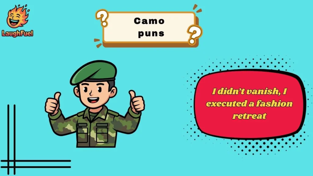 Clever Military-Inspired Camo Humor