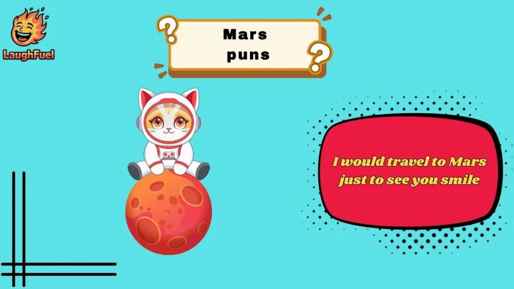 Short Mars Puns for Captions
