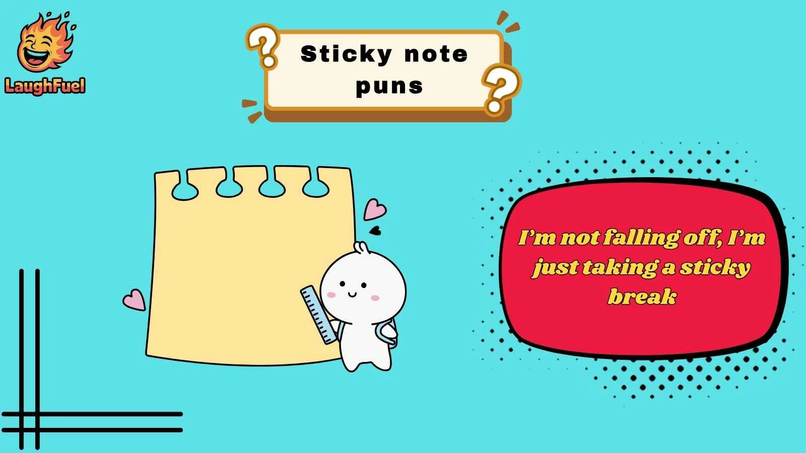 sticky note puns