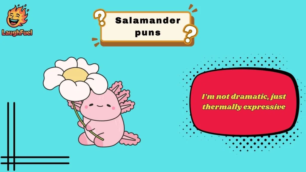 Clever Salamander Wordplay Puns