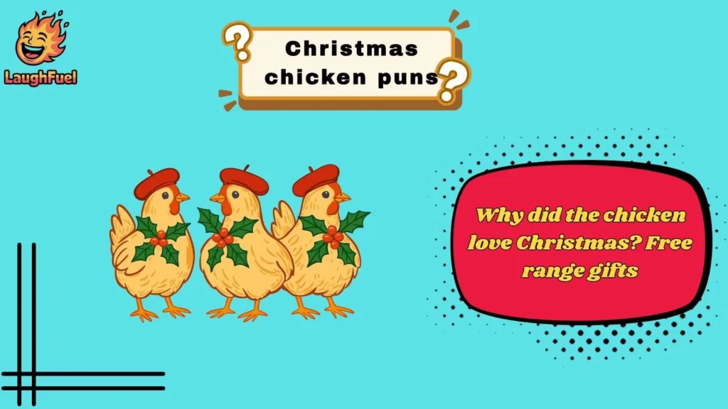 Festive Chicken Puns for Christmas Cheer