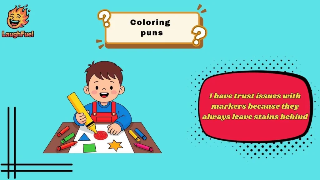 Funny Coloring Puns for Everyday Laughs