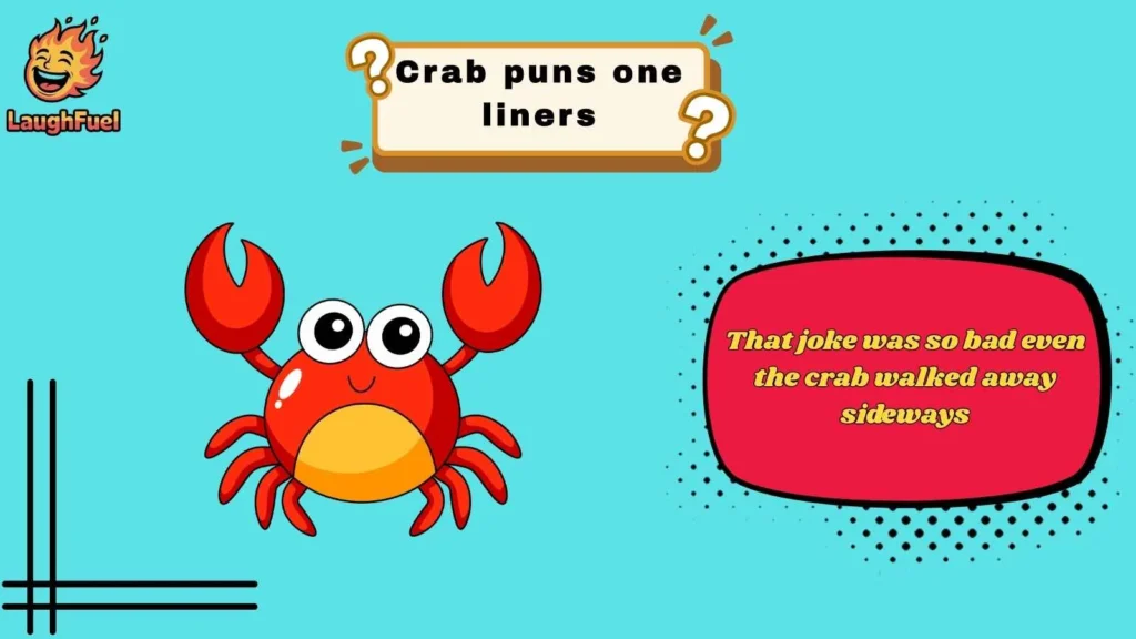 Funny Crab Puns One Liners
