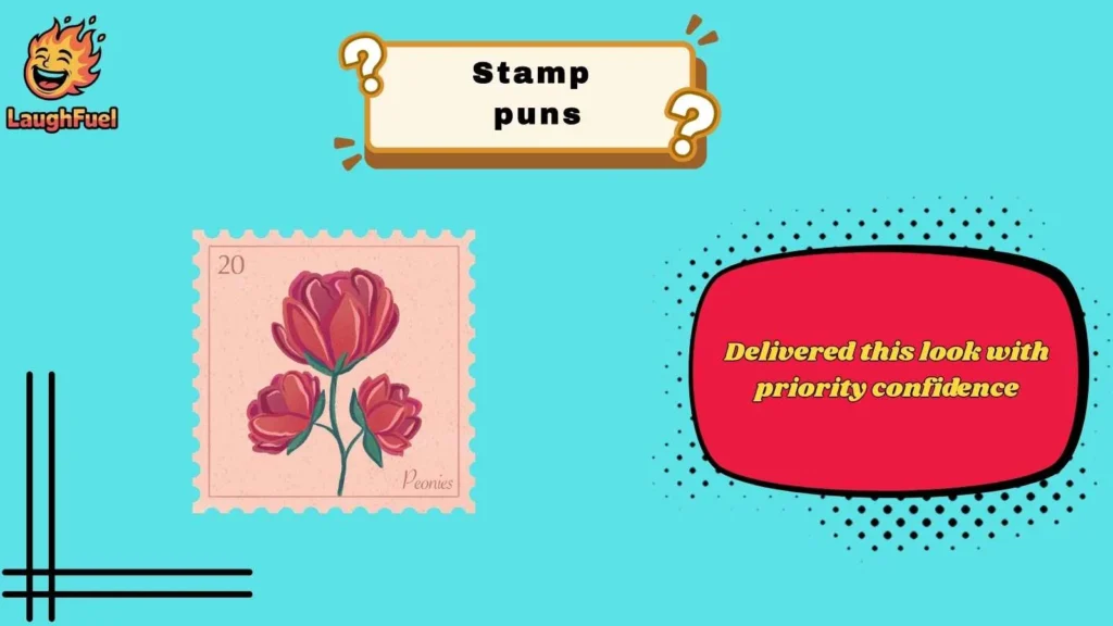 Romantic Stamp Puns for Love Letters