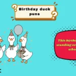 birthday duck puns