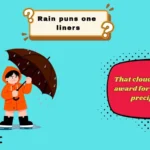 rain puns one liners