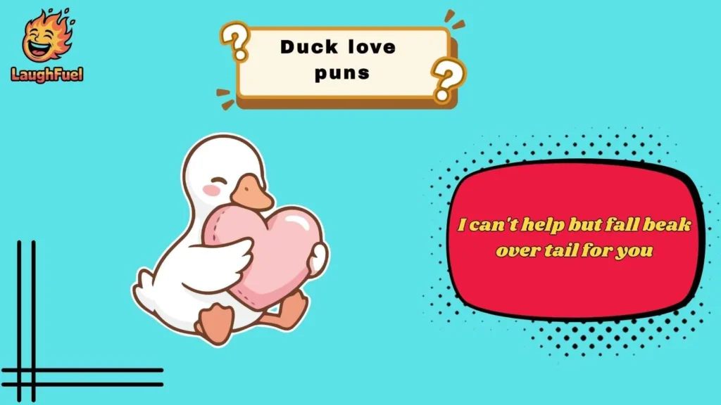Romantic Duck Love Puns